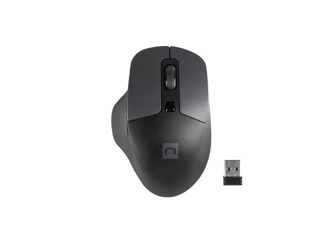 Natec optická myš BLACKBIRD 2/1600 DPI/Kancelářská/Optická/1 600 DPI/Bezdrátová USB/Černá