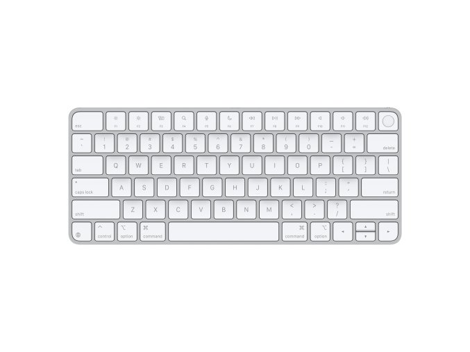 Apple Magic Keyboard Touch ID/Bezdrátová Bluetooth/US layout/Bílá