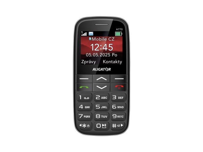ALIGATOR A770 Senior černý + stol.nab.