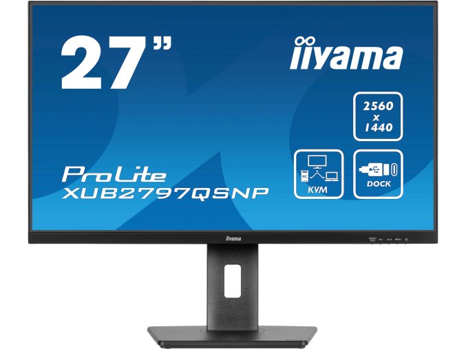 iiyama ProLite/XUB2797QSNP-B1/27"/IPS/QHD/100Hz/1ms/Black/3R