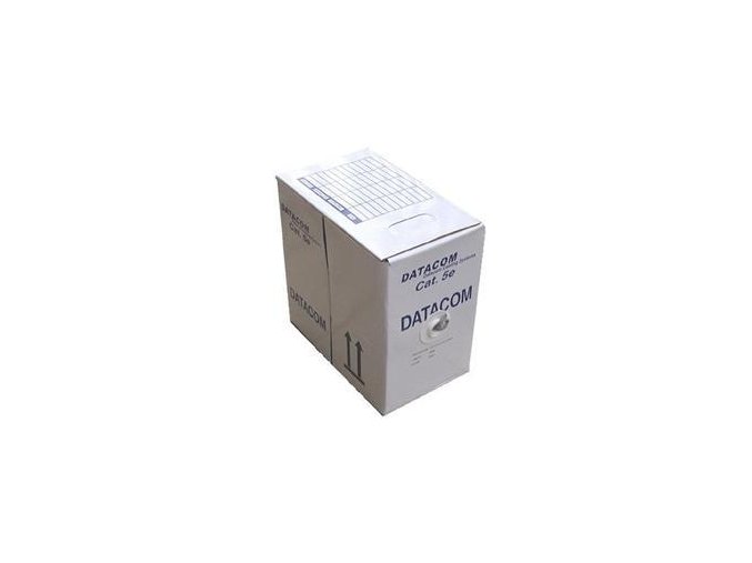 DATACOM  UTP flex,Cat5e PVC,šedý,305m,lanko
