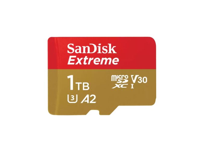 SanDisk Extreme/micro SDXC/1TB/UHS-I U3 / Class 10/+ Adaptér