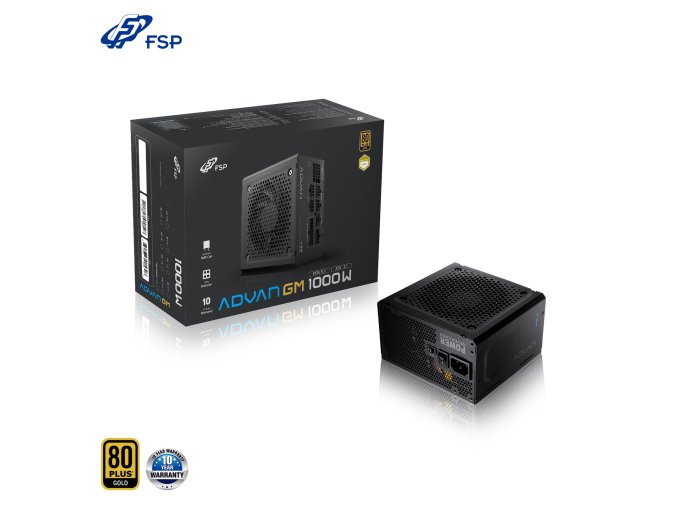 ADVAN GM 2M2 Black 1000W icons logo s