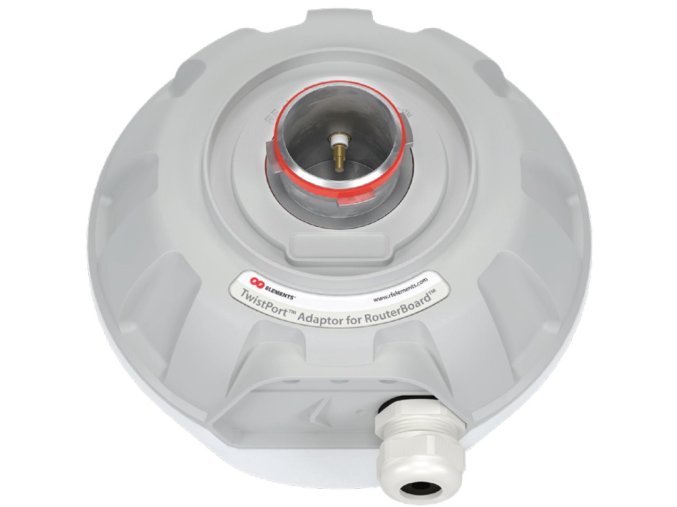 RF elements TwistPort™ hliníkový adaptér pro RouterBOARD