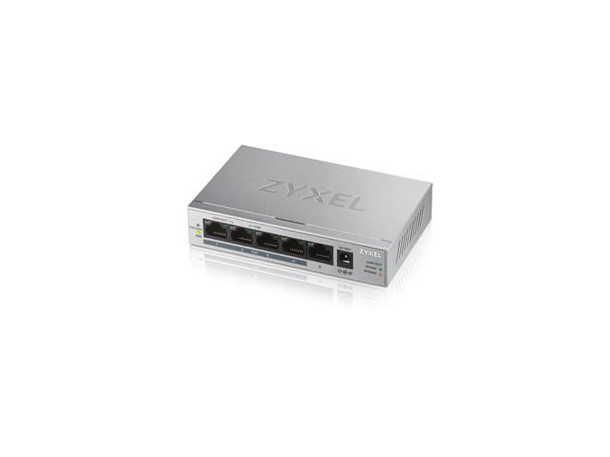 Zyxel GS1005-HP, 5 Port Gigabit PoE+ unmanaged desktop Switch, 4 x PoE, 60 Watt