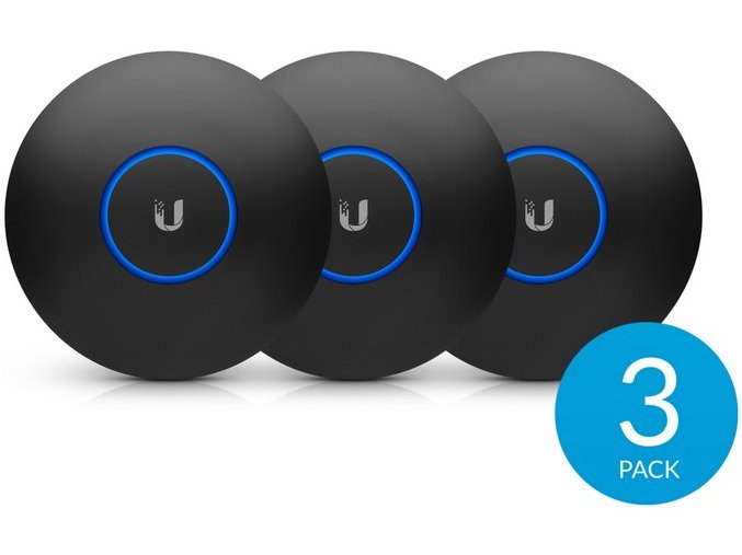 Ubiquiti kryt pro UAP-nanoHD, U6 Lite a U6+, černý motiv, 3 kusy