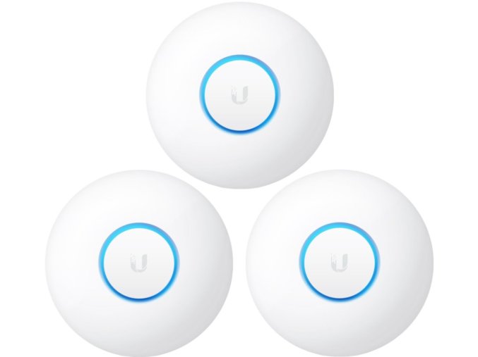 Ubiquiti UAP-nanoHD-3 - Compact UniFi Wave2 AC AP, bez PoE adaptéru, 3-pack