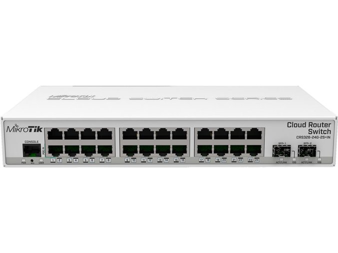 MikroTik CRS326-24G-2S+IN,24port GB cloud router switch