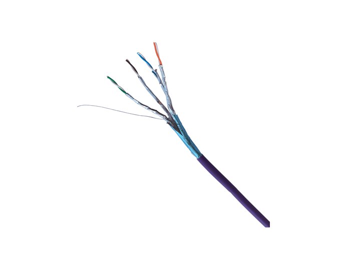 BELDEN F/FTP Cat.6A LSOH, plášť fialový 100m
