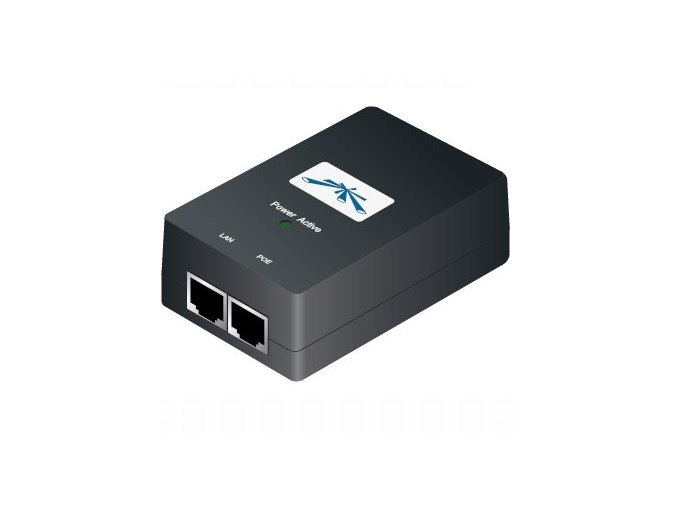 Ubiquiti POE-24, Gigabit PoE adpt.24V/1A (24W) vč. kabelu