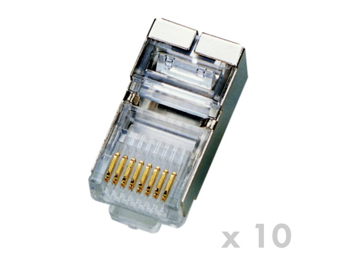 datacom plug stp cat5e 8p8c rj45 drat 10ks ie2597 s