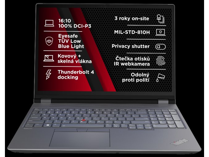 Lenovo ThinkPad P/P16 Gen 2/i7-14700HX/16"/4K/T/32GB/1TB SSD/RTX 3500A/W11P/Black/3R