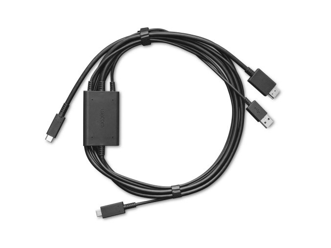 wacom one 3 in 1 cable for wacom one 12 wacom one s