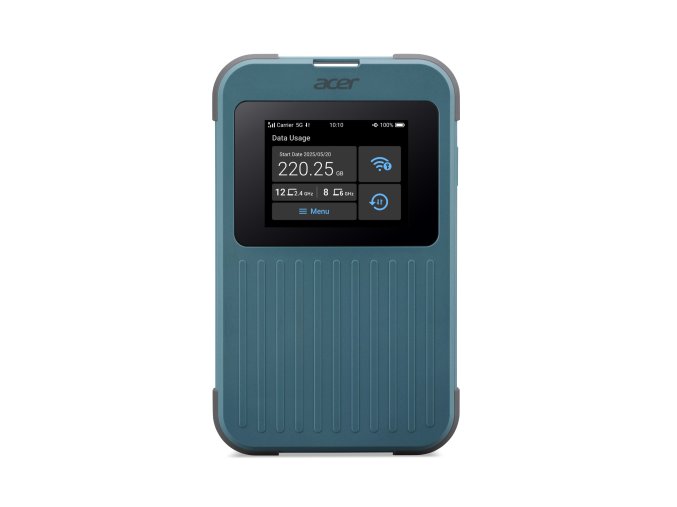 Acer connect m4 5G wifi hotspot teal 01 on