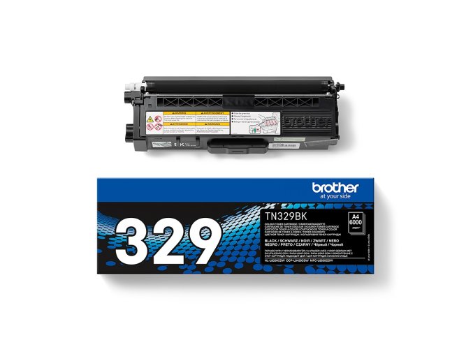 TN 329BK Toner Carton Top s