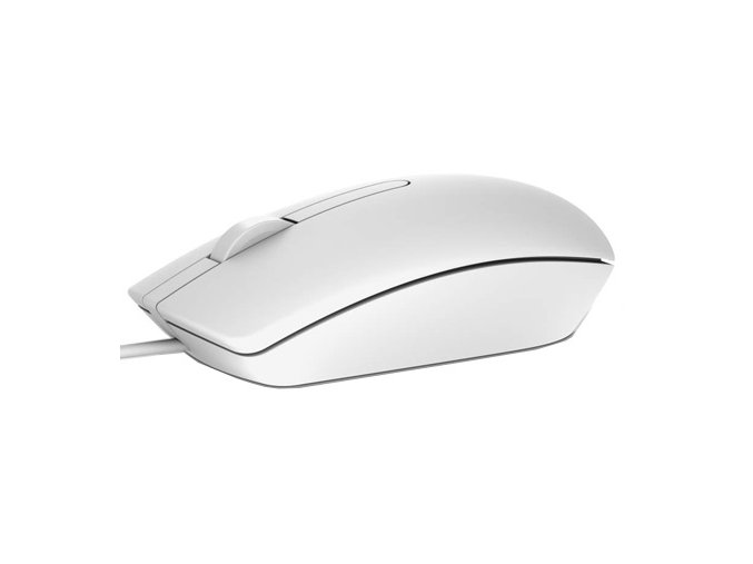 Dell MS116/Kancelářská/Optická/1 000 DPI/Drátová USB/Bílá
