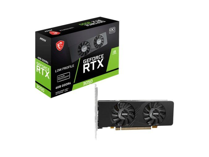 MSI GeForce RTX 3050 LP E/OC/6GB/GDDR6