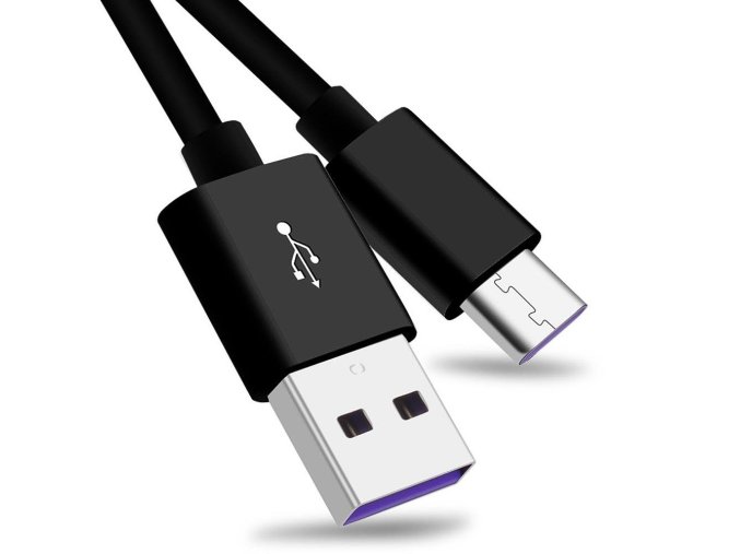 PremiumCord Kabel USB 3.1 C/M - USB 2.0 A/M, Super fast charging 5A, černý, 1m