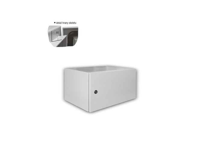 Datacom 19"venkovní rozvaděč 4U/600x400 IP65 šedý