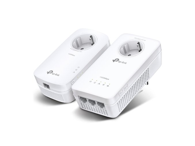 TP-Link TL-WPA8631P KIT AV1300 Gb průchozí AC1200 Powerline WiFi kit (2ks)