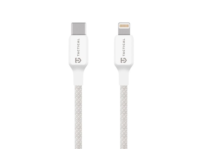 Tactical Stitch Thread Cable USB-C/Lightning 2m White