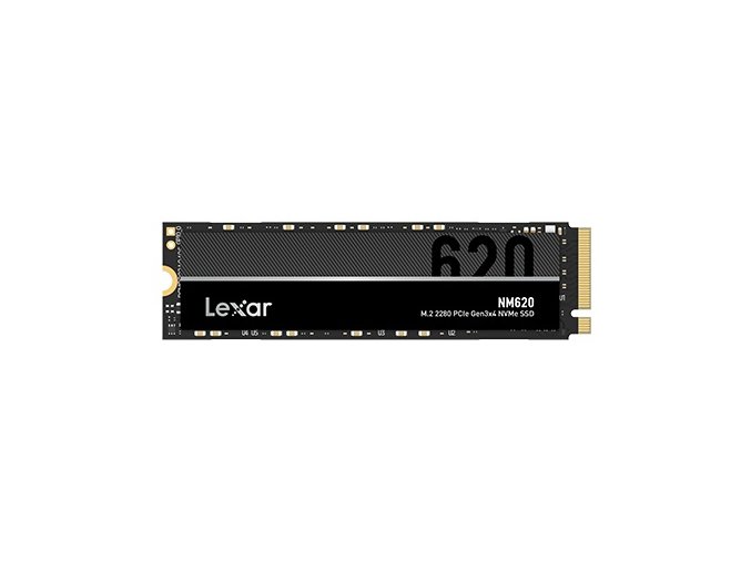 Lexar NM620/512GB/SSD/M.2 NVMe/Černá/5R