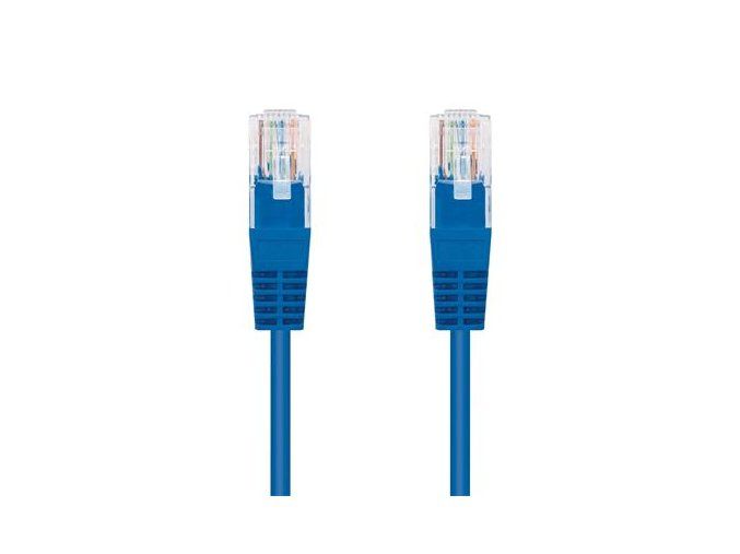 kabel c tech patchcord cat5e utp modry 0 25m i3799 s