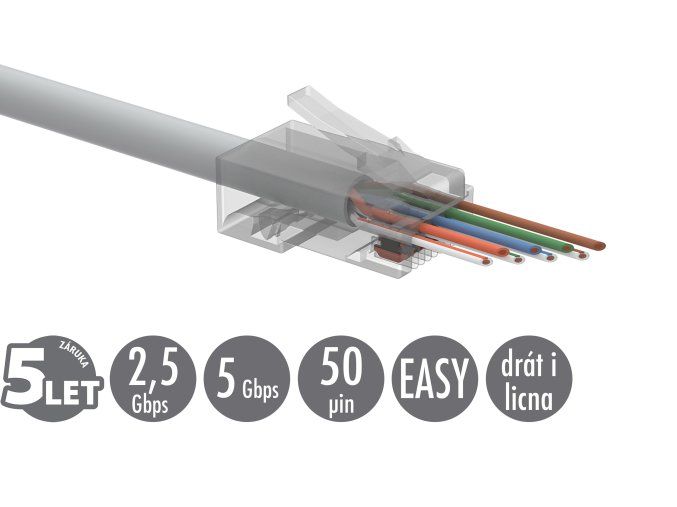 SXRJ45 6 UTP EASY ikony s