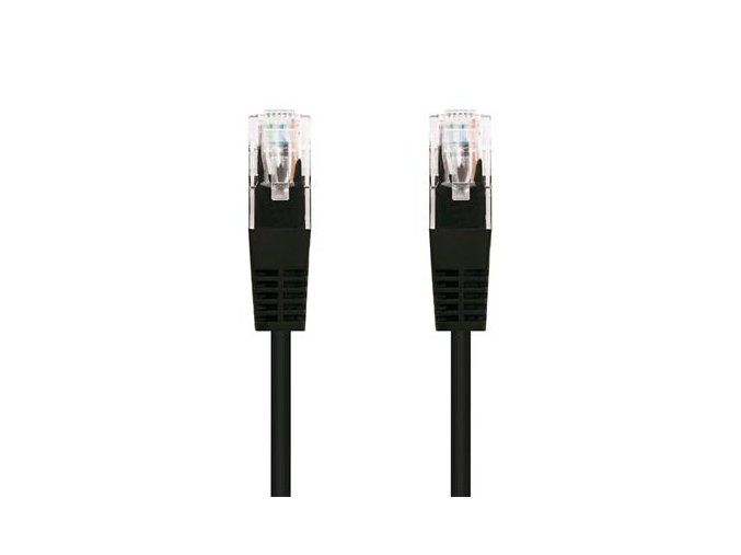kabel c tech patchcord cat5e utp cerny 0 25m i3799 s