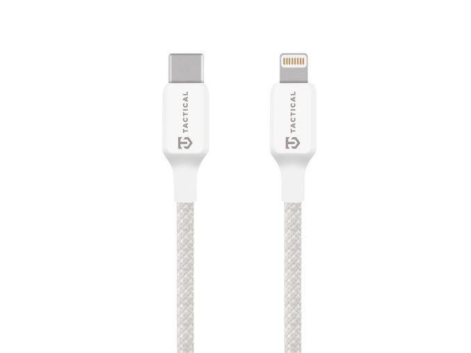 Tactical Stitch Thread Cable USB-C/Lightning 1m White