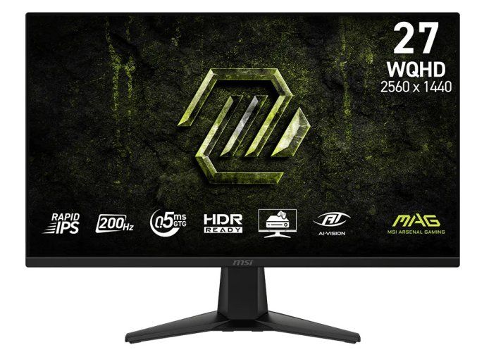 MSI MAG/275QF E20/27"/IPS/QHD/200Hz/0,5ms/Černá/3R