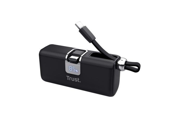 TRUST PACTO 5000 PD POCKET POWERBANK BLK