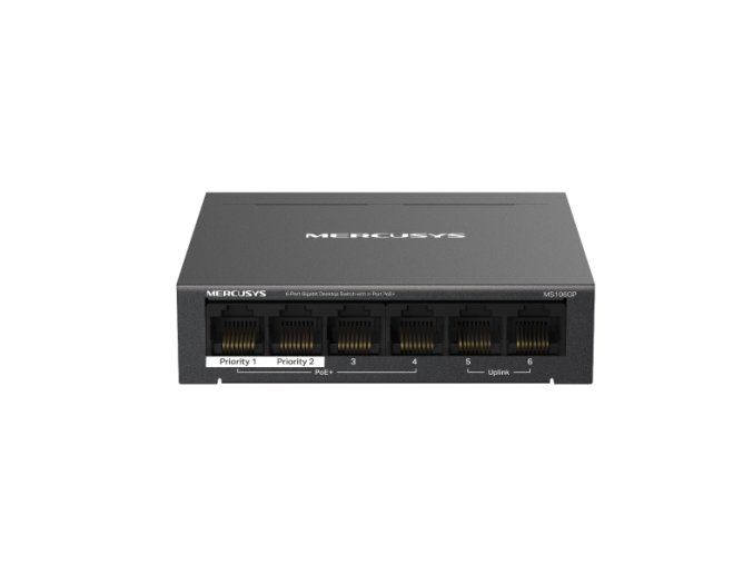TP Link Mercusys MS106GP PoE switch a s