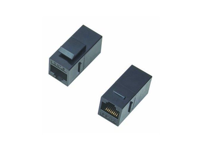 DATACOM Spojka panel UTP 2 x RJ45 (8p8c) Cat6,přímá,plast