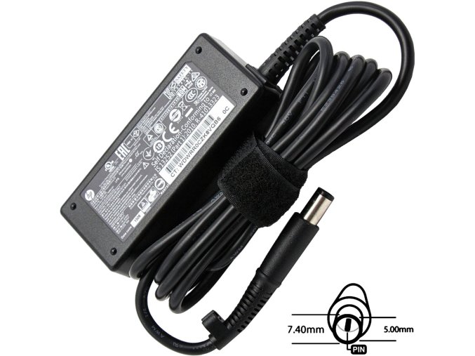 Napájecí adaptér 45W, 19,5V 7.4x5.0mm, originál HP