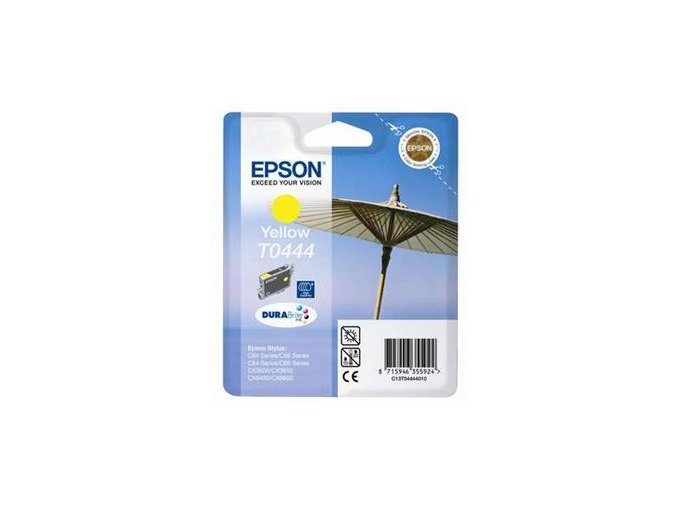 EPSON yellow C64/C66/C84/C86/CX3650/CX6400 HiCap  T0444 DURABrite