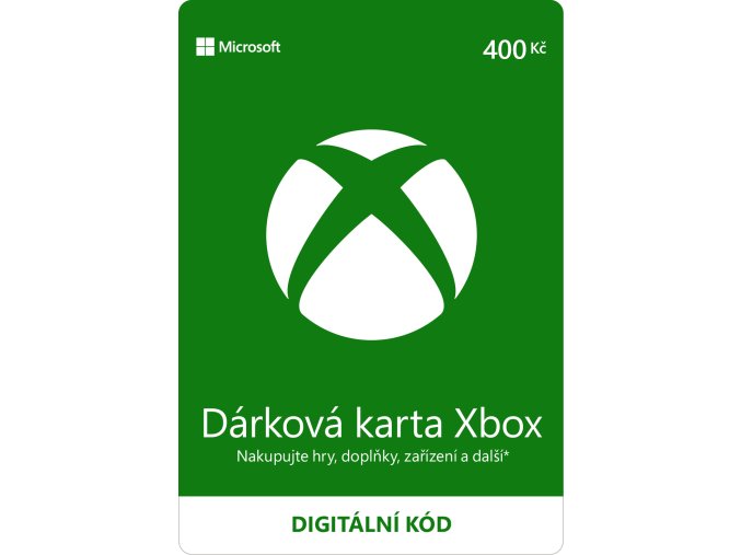 ESD XBOX - Dárková karta Xbox 400 Kč