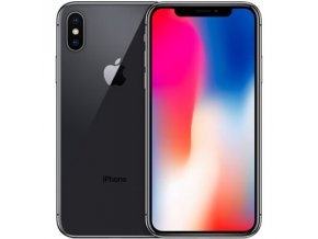 Apple iPhone X (Barva Černá, Kapacita 256GB, Stav B stav - nefunkční Apple ID)