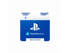 ESD CZ - PlayStation Store el. peněženka - 750 Kč