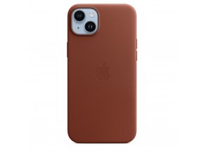 iPhone 14+ Leather Case with MagSafe - Umber
