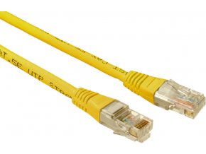 SOLARIX patch kabel CAT5E UTP PVC 3m žlutý