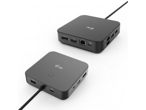 i-tec USB-C HDMI + Dual DP Docking Station, Power Delivery 100W + zdroj 112W