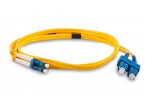 Optický patch kabel duplex LC-SC 50/125 MM 20m OM3