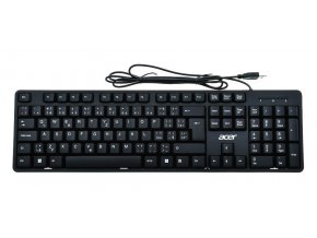 Acer Wired Keyboard/Drátová USB/CZ-SK layout/Černá