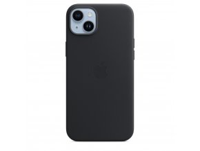 iPhone 14+ Leather Case with MagSafe- Midnight