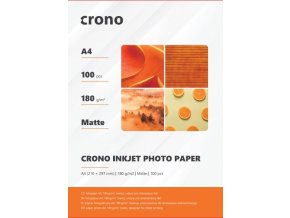 Crono PHPM4A, fotopapír matný, A4, 180g, 100ks