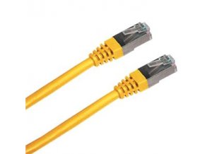 Patch cord FTP cat5e 1M žlutý