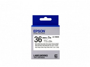 Epson Tape Cartridge LK-7WBVN Vinyl, Black/White 36 mm / 7m