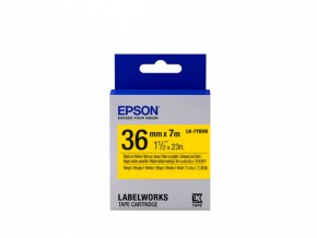 Epson Tape Cartridge LK-7YBVN Vinyl, Black/Yellow 36 mm / 7m