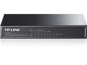 TP-Link TL-SF1008P 8x10/100 (4xPOE) 66W Desktop kovový CCTV Switch